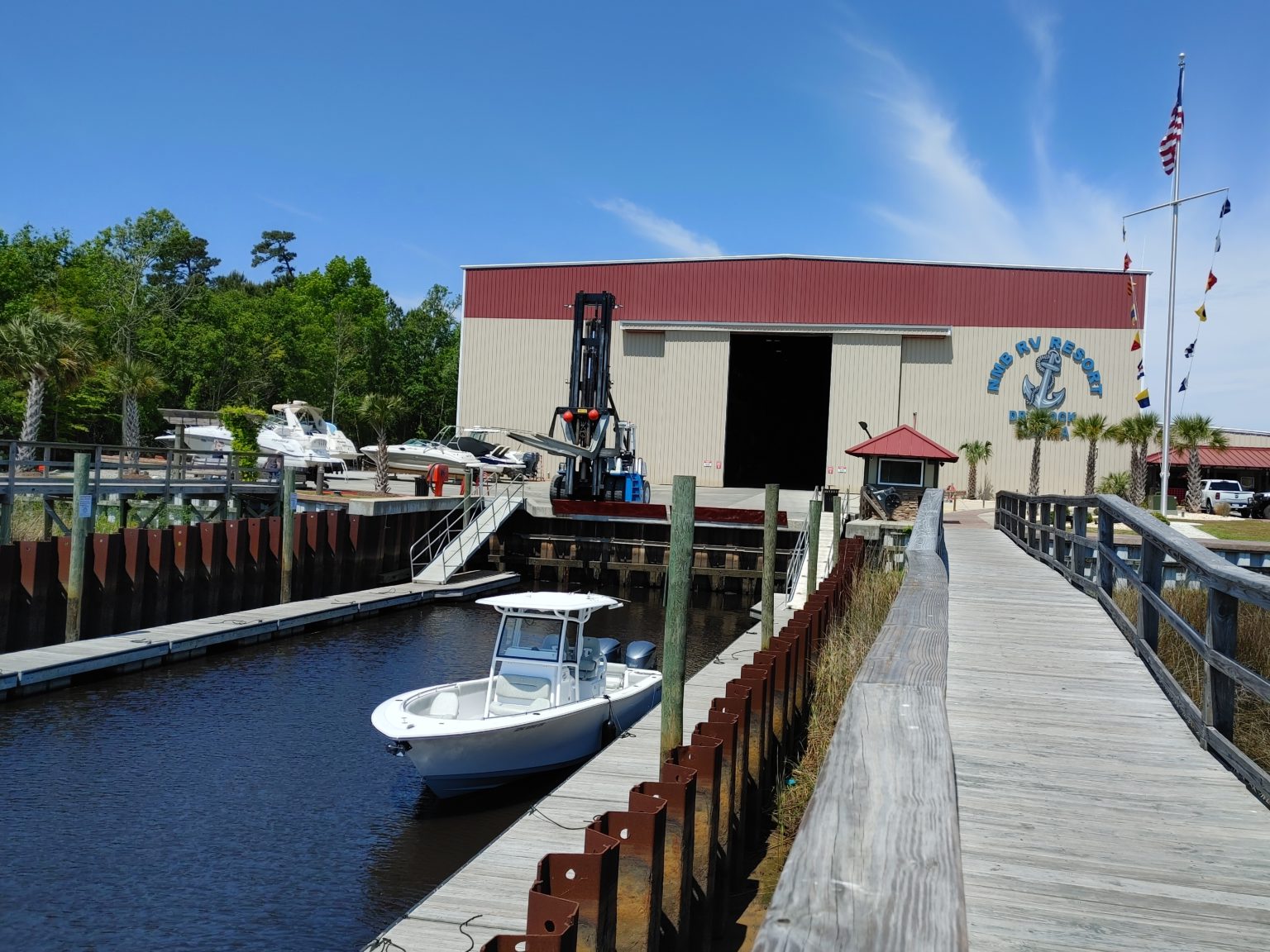 Dry Dock Marina Gallery North Myrtle Beach RV Resort and Dry Dock