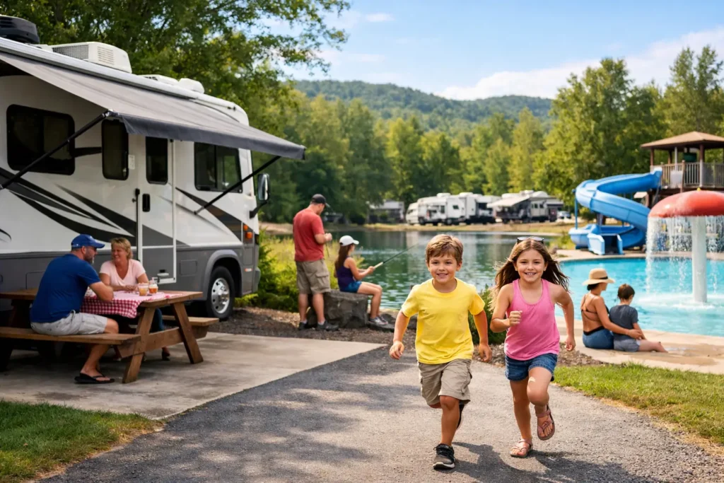 Choosing an RV Resort With Family Activities