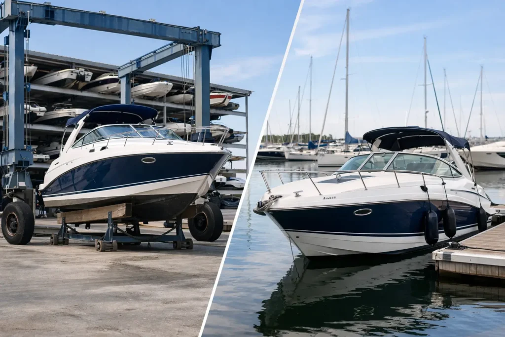 Dry Dock vs Wet Slip: Which Fits Your Boat?