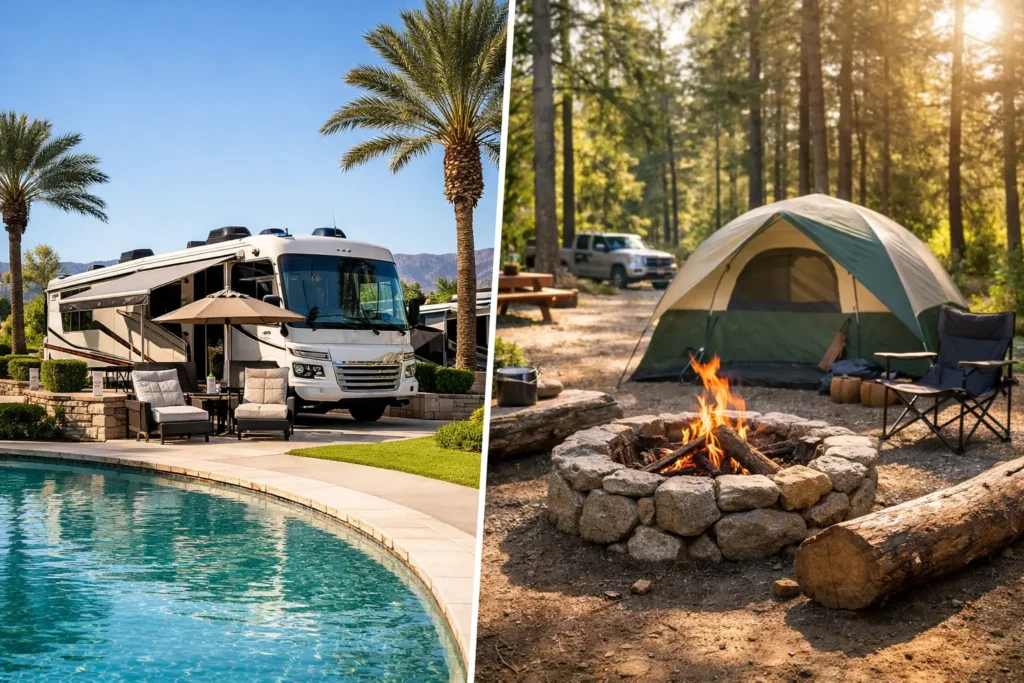 RV Resort vs Campground: What Fits You?